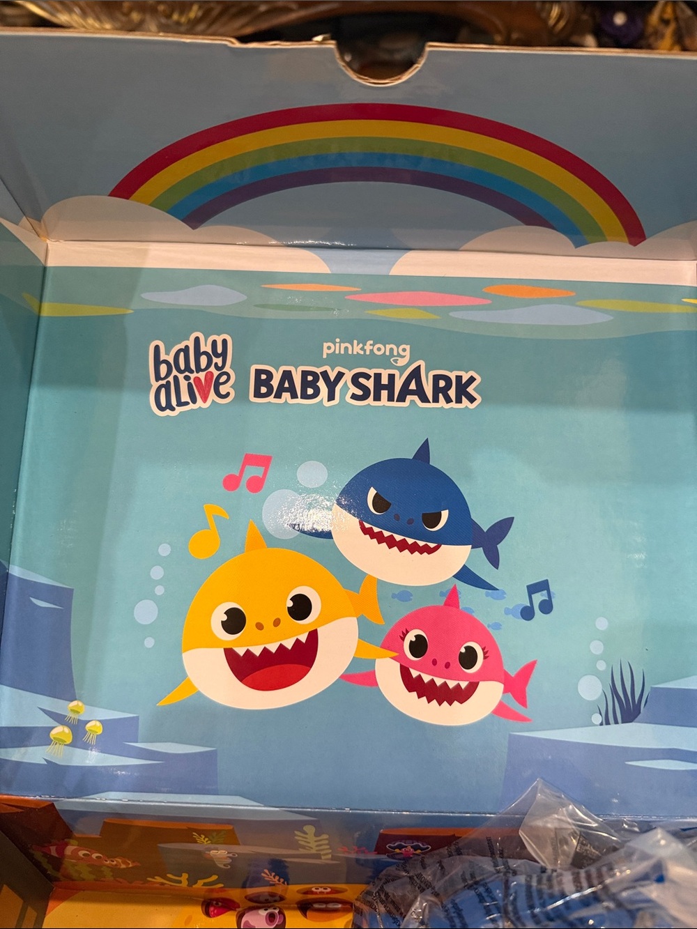 Baby Alive Baby Shark Yellow & Blue Doll Play Set. New in original packaging. - Picture 2 of 3